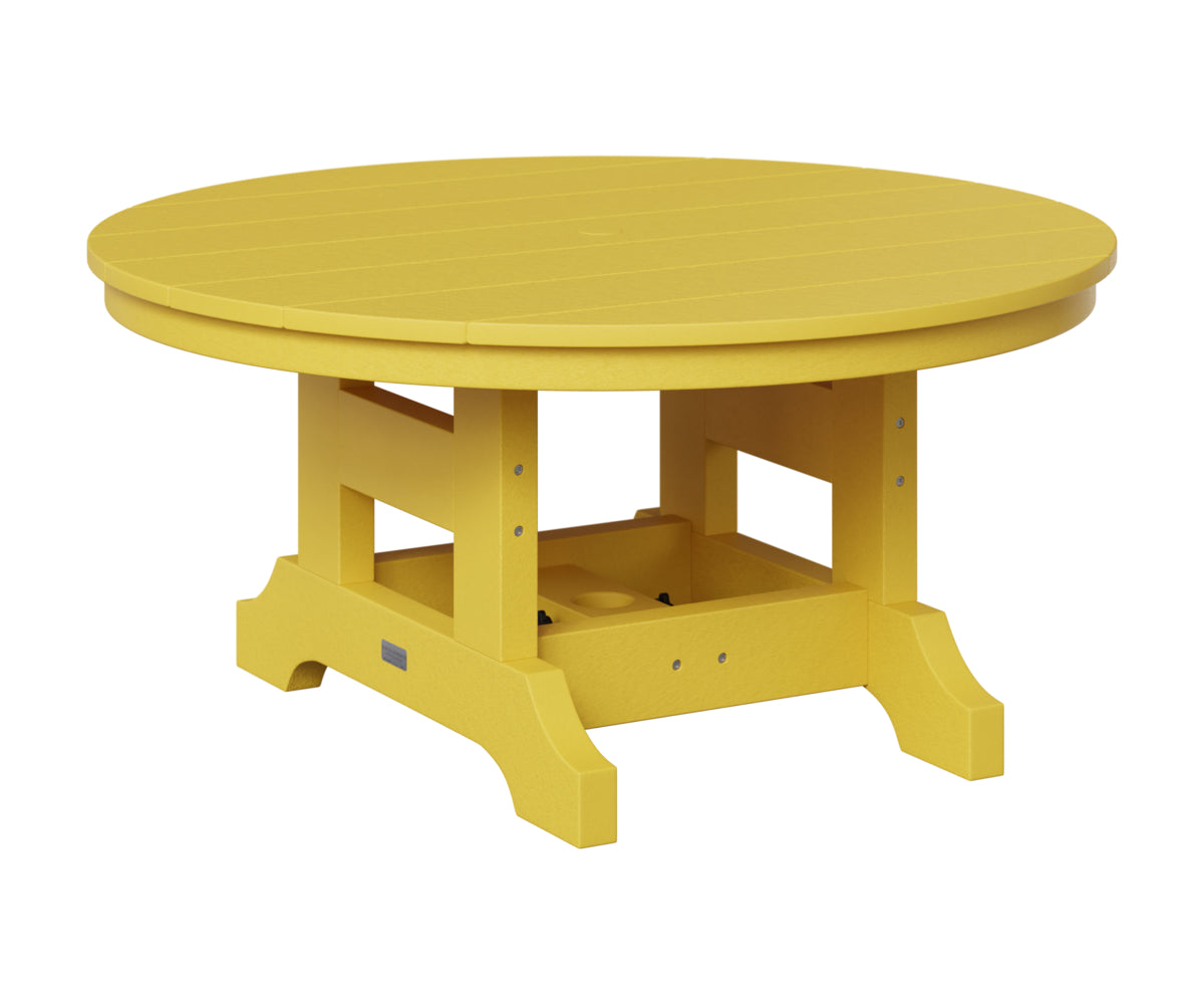 Berlin Gardens 38" Round Conversation Table in Sunburst Yellow