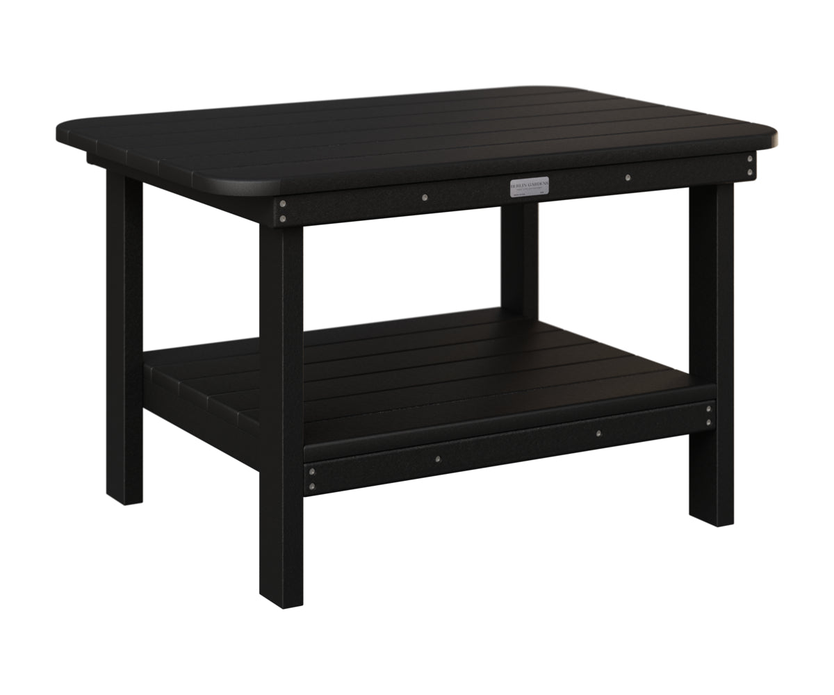 Berlin Gardens Rectangle Coffee Table in Black