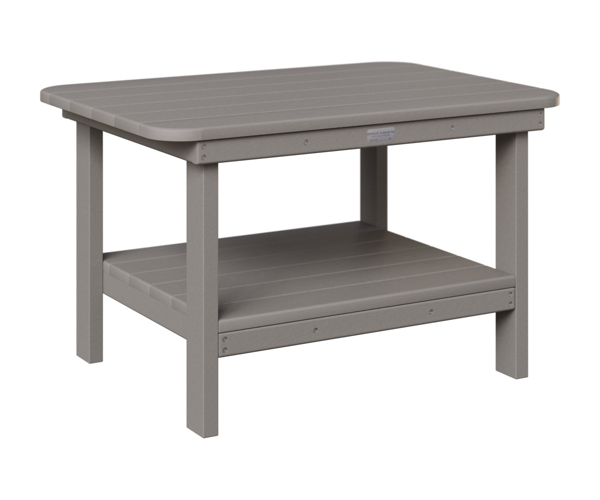 Berlin Gardens Rectangle Coffee Table in Light Gray