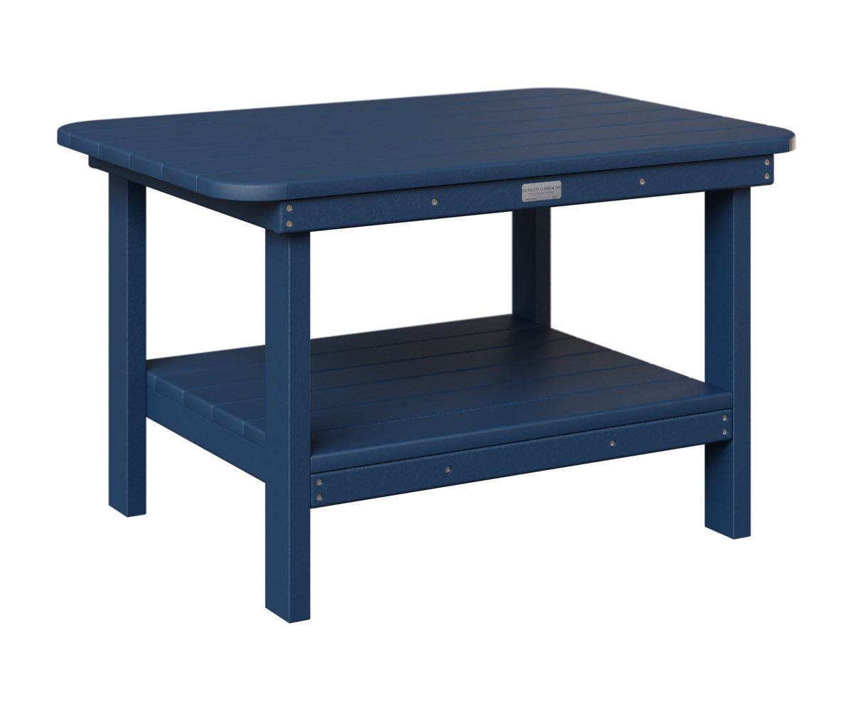 Berlin Gardens Rectangle Coffee Table in Navy Blue