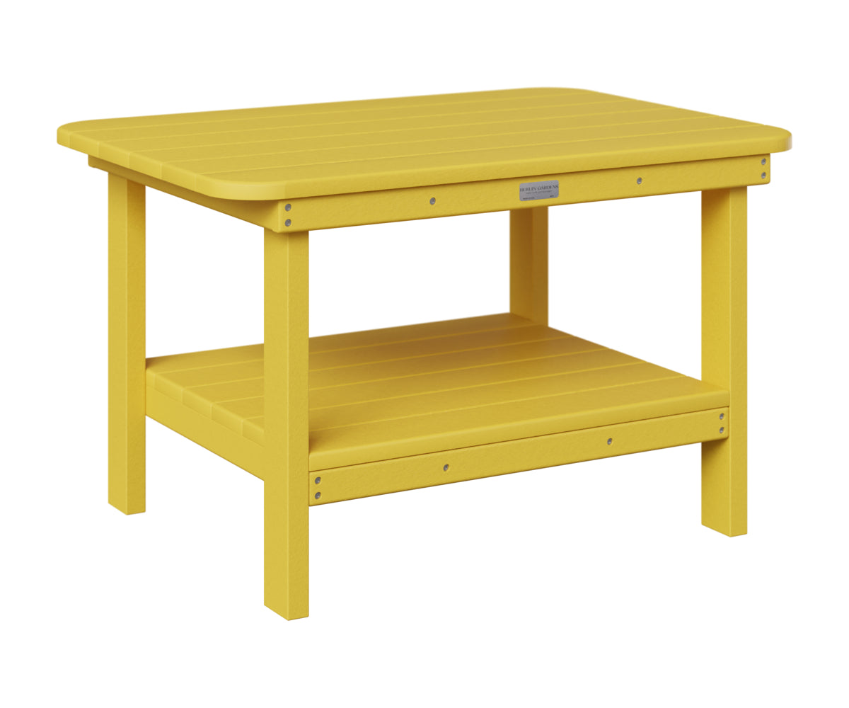 Berlin Gardens Rectangle Coffee Table in Sunburst Yellow