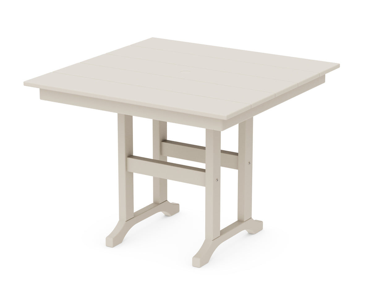 POLYWOOD Farmhouse 37" Dining Table in Sand