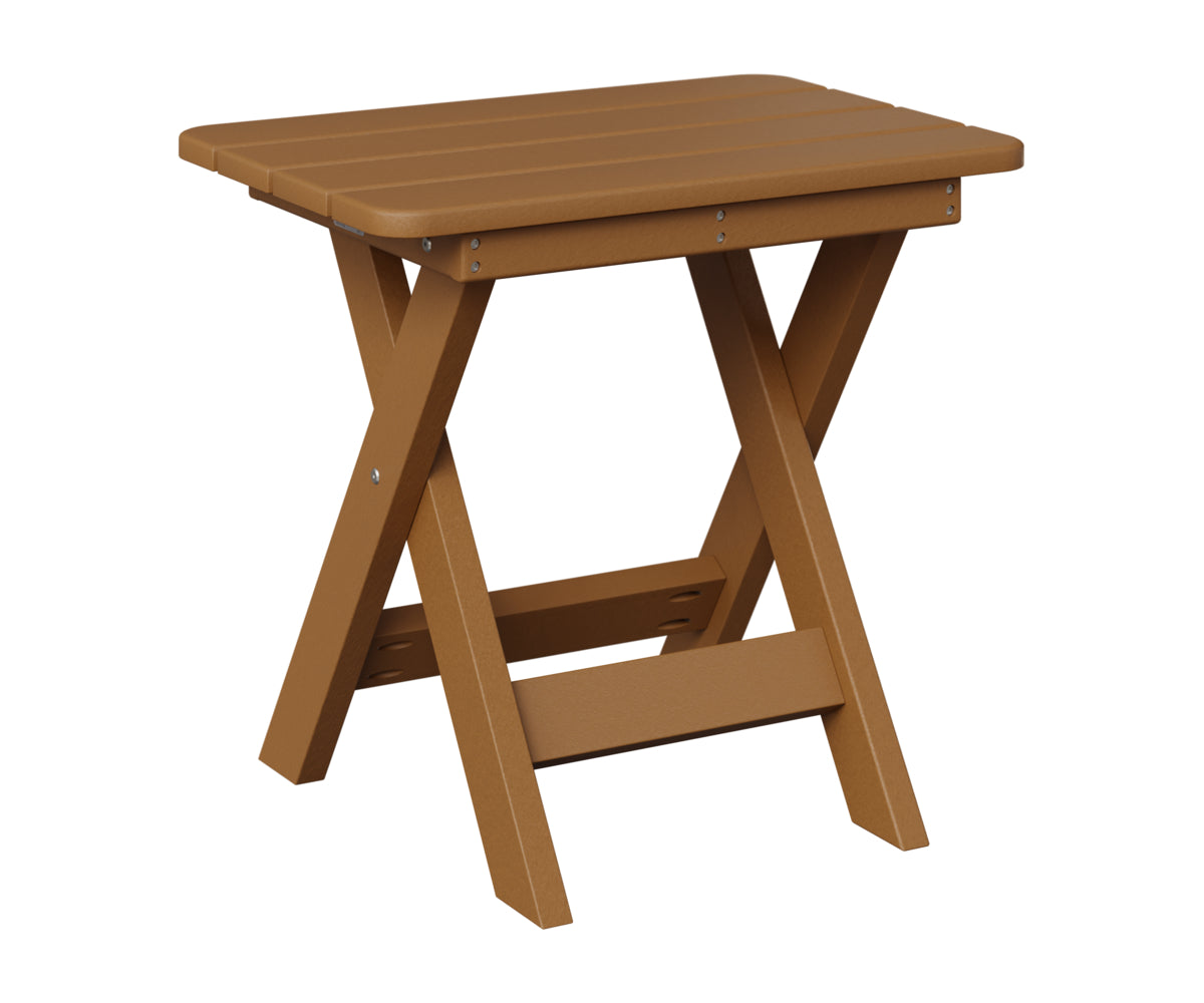 Berlin Gardens Folding End Table in Cedar