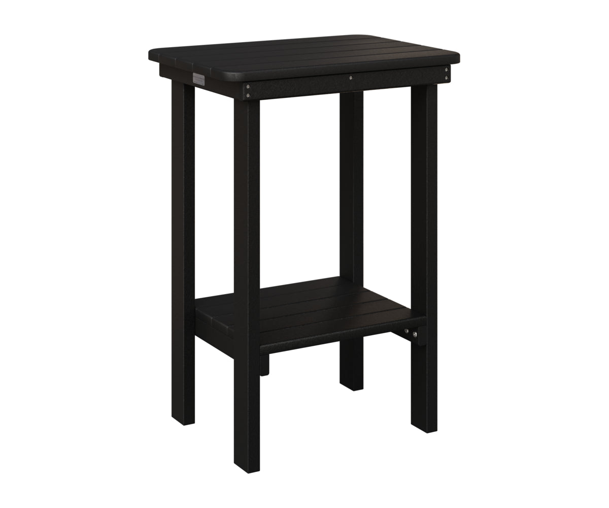 Berlin Gardens Rectangle End Table Counter Height in Black