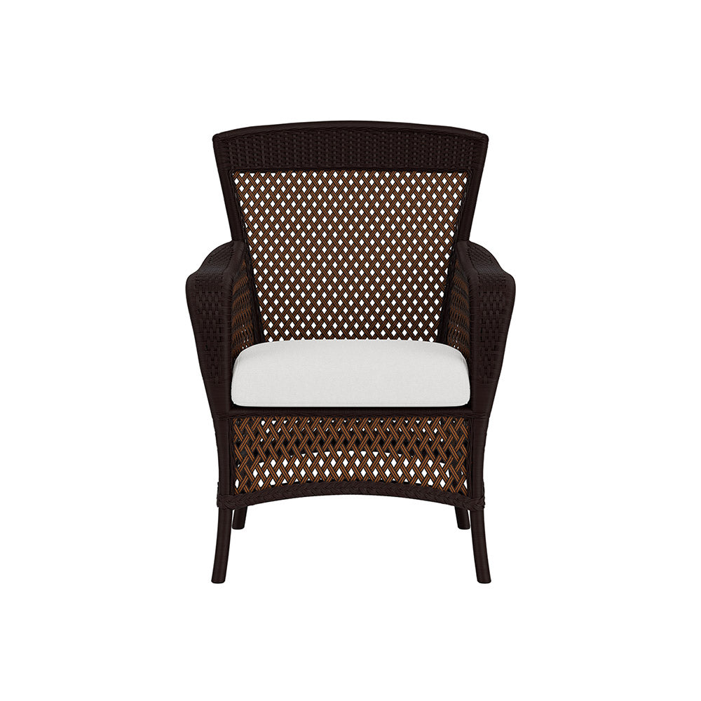 Lloyd Flanders Grand Traverse Dining Armchair, lifestyle photo 2