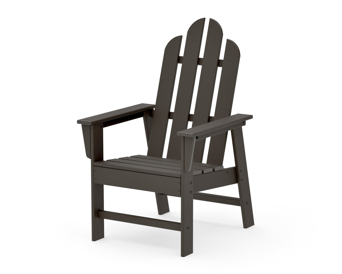 POLYWOOD Long Island Dining Chair in Vintage Coffee