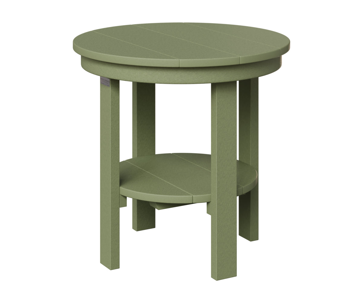 Berlin Gardens Round End Table Dining Height in Sage