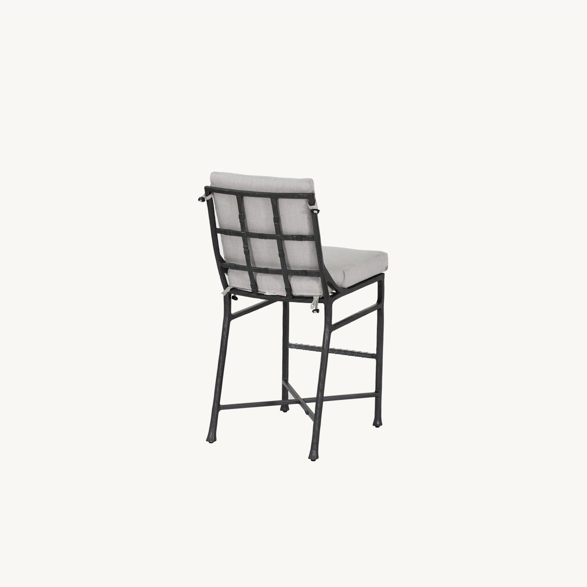 Castelle Marquis Cushioned Armless Bar Stool, view 4