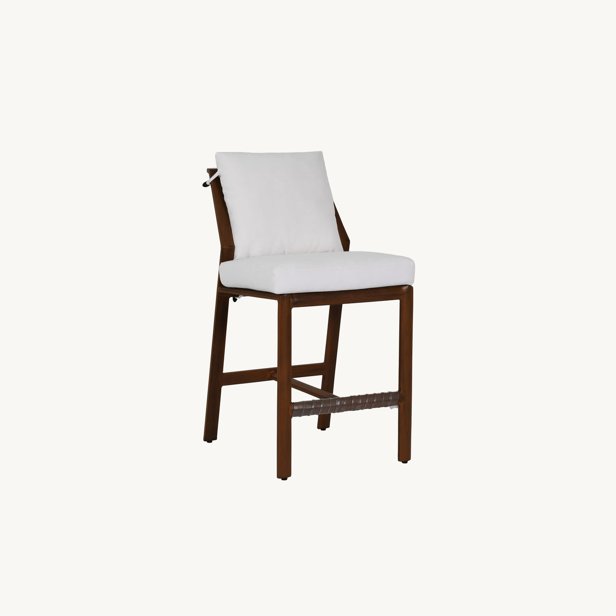 Castelle Berkeley Cushioned Armless Counter Stool, view 6