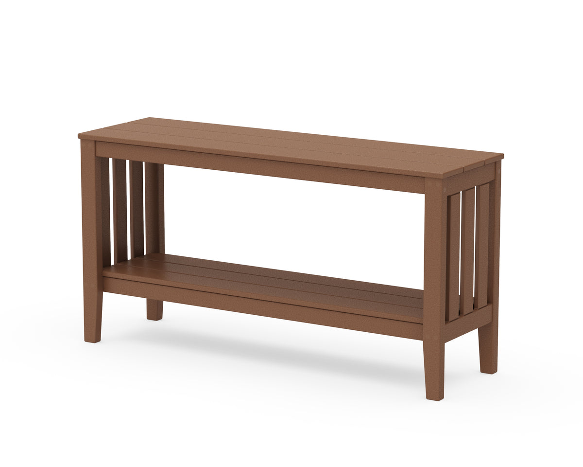 POLYWOOD Acadia 56” Console Table in Teak