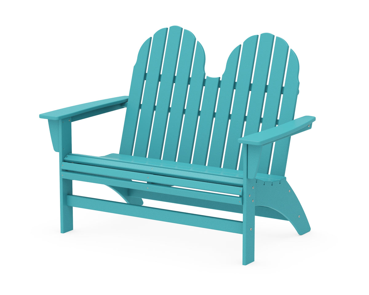 POLYWOOD Vineyard 48" Adirondack Bench in Aruba