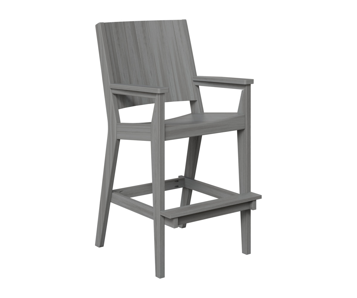 Berlin Gardens Mayhew Chat XT Chair in Driftwood Gray