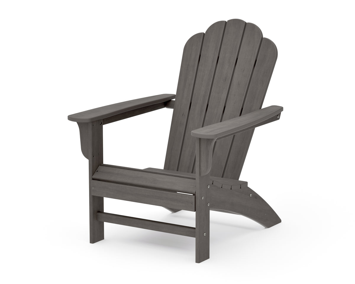 POLYWOOD Cottage Adirondack Chair in Driftwood
