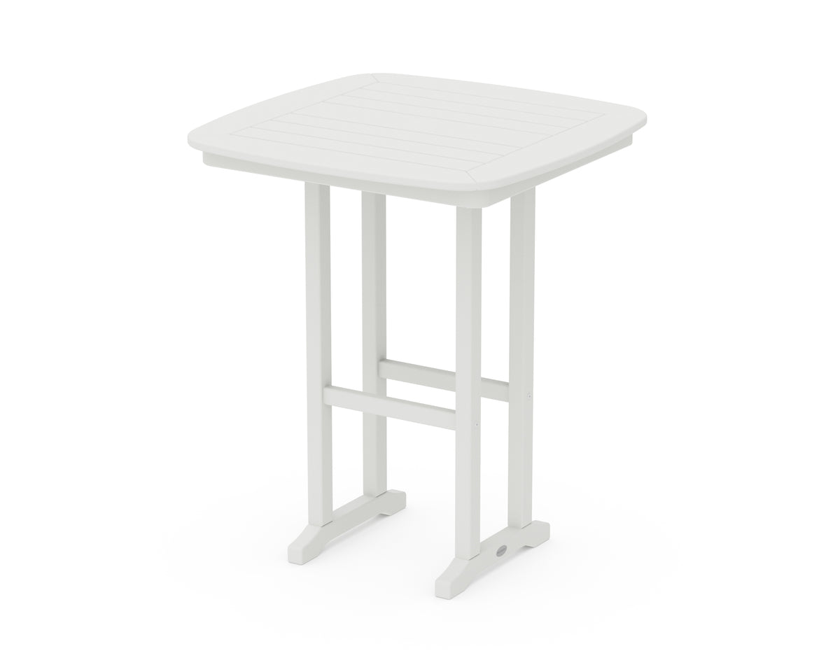 POLYWOOD Nautical 31" Counter Table in White