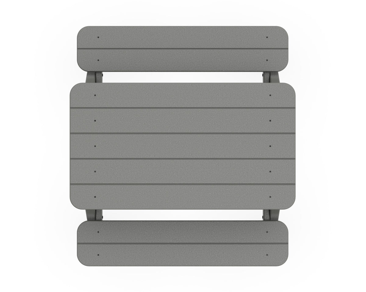 POLYWOOD Kids Outdoor Picnic Table angle view