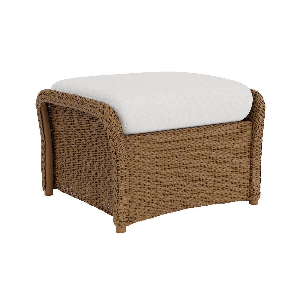 Lloyd Flanders Weekend Retreat Woven Ottoman, lifestyle photo 1