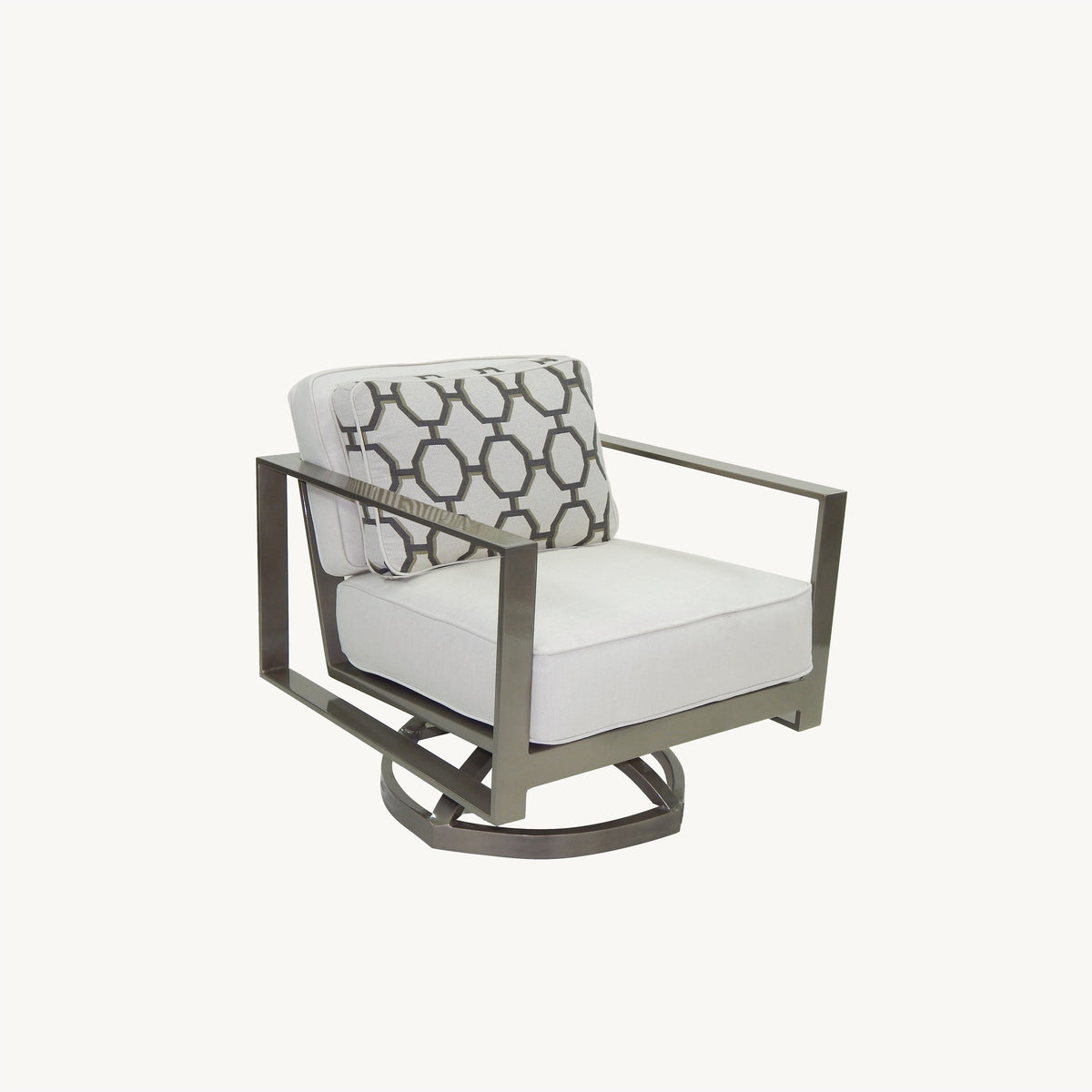 Castelle Park Place Cushioned Lounge Swivel Rocker