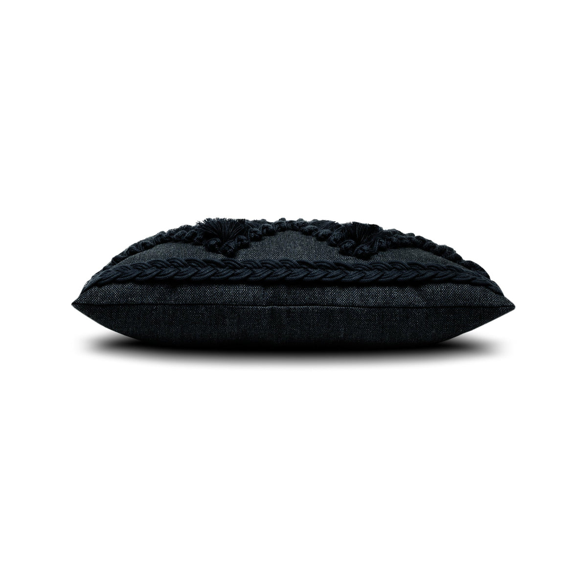 Elaine Smith Tavarua Indigo outdoor pillow, navy - view 5