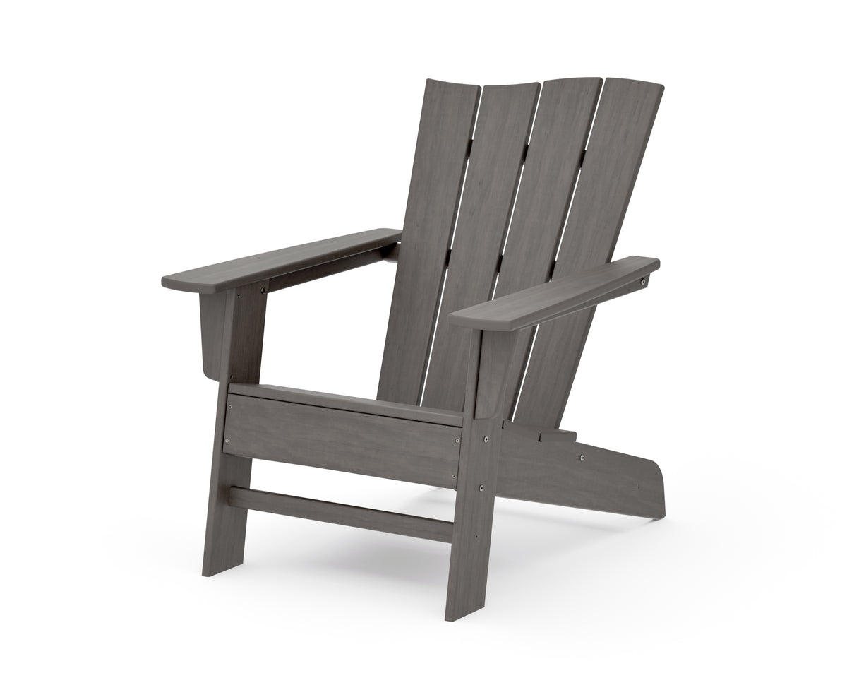 POLYWOOD The Wave Chair Right in Driftwood