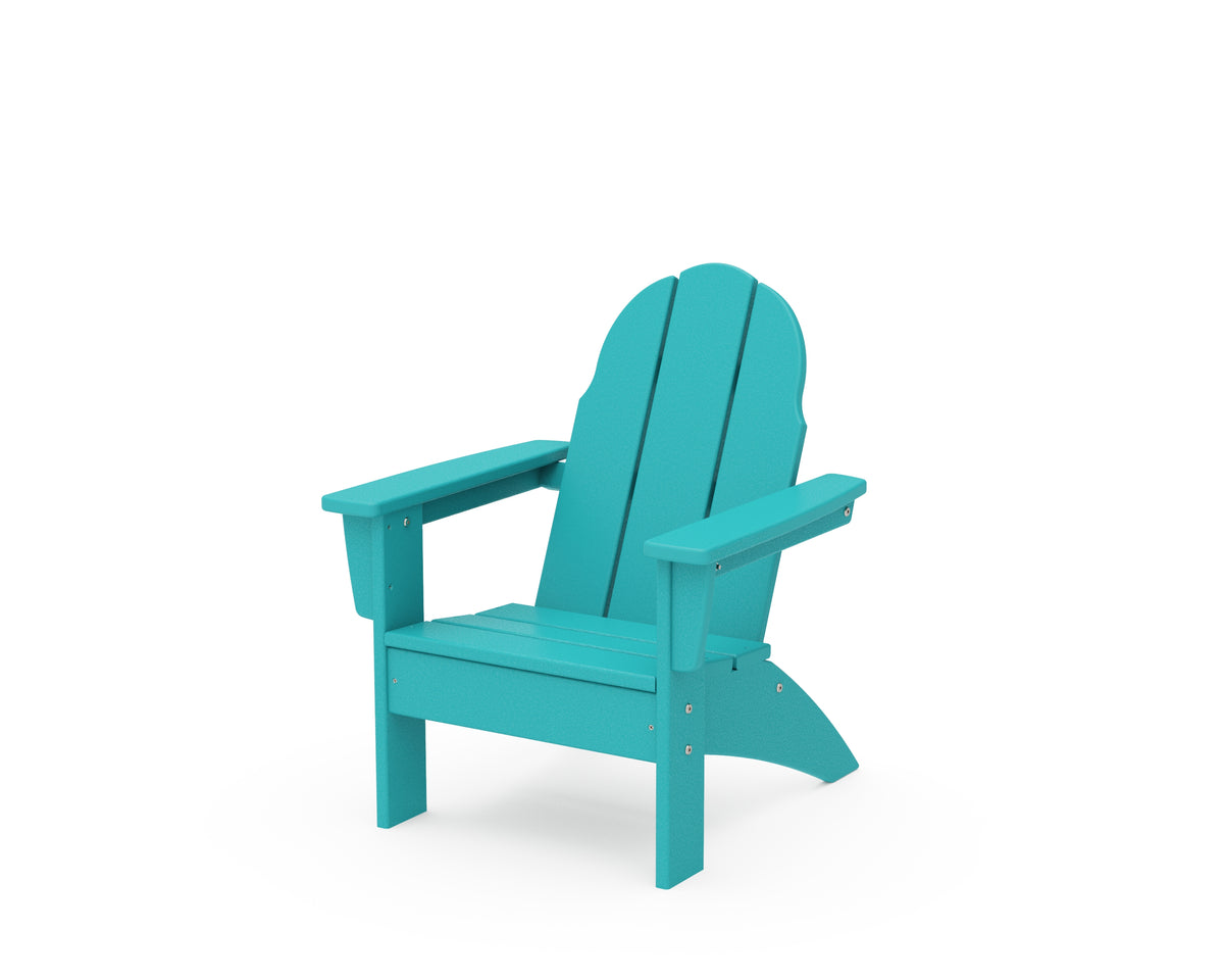 POLYWOOD Kids Vineyard Adirondack Chair in Aruba