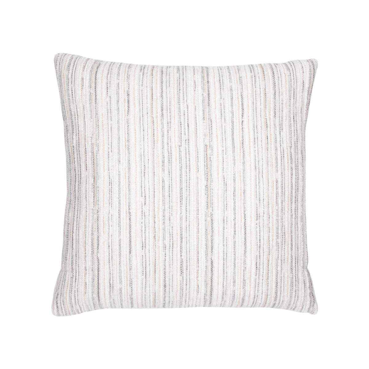 Elaine Smith Luxe Stripe Pebble outdoor pillow, beige - view 11