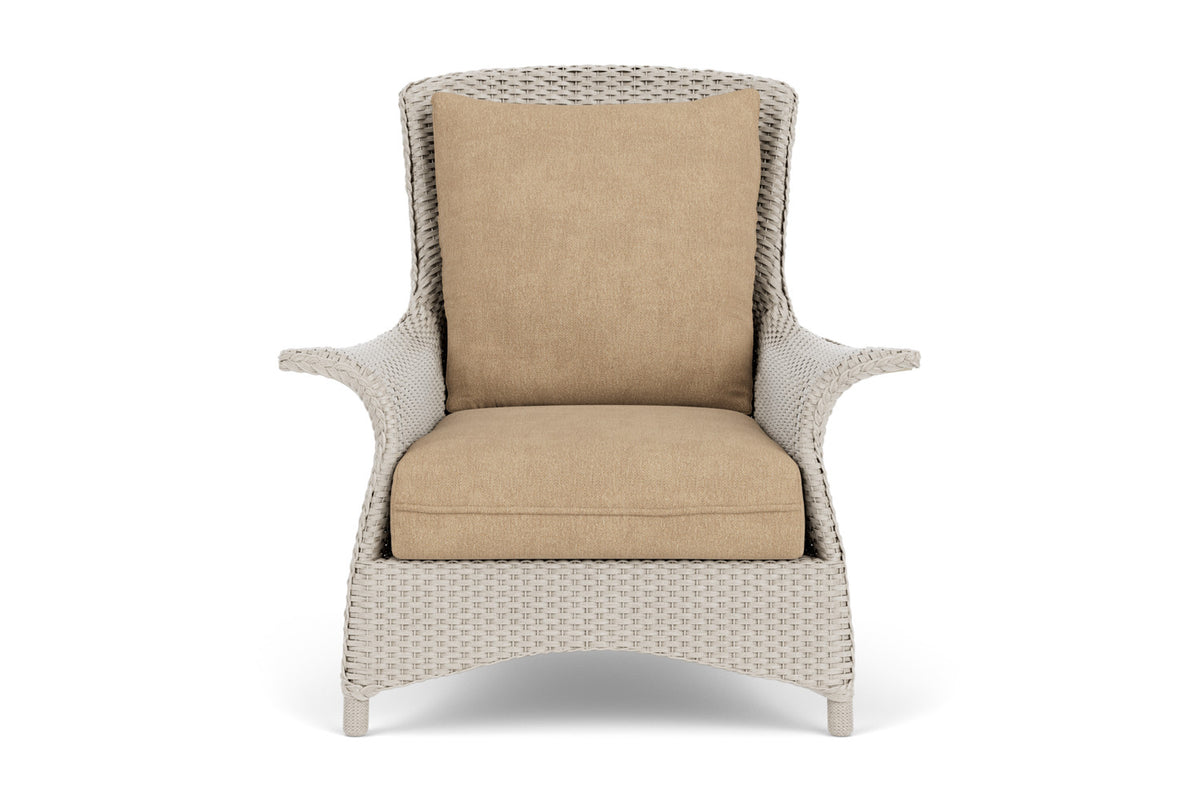 Lloyd Flanders Mandalay Lounge Chair in Linen with Hayden Sand fabric