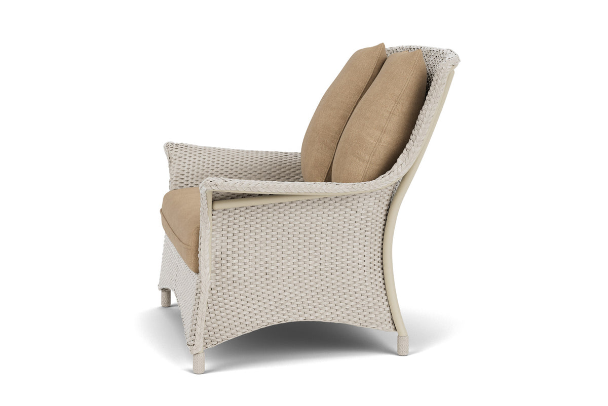 Lloyd Flanders Mandalay Chair and a Half in Linen with Hayden Sand fabric, view 9