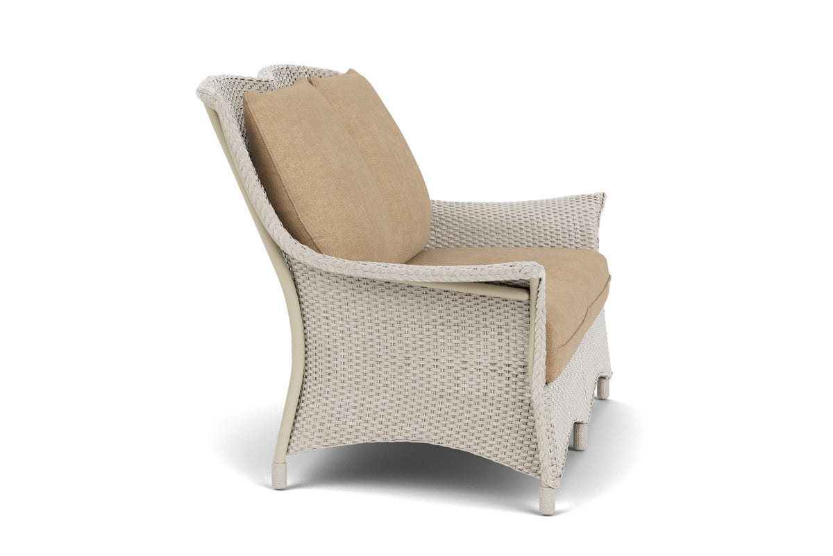 Lloyd Flanders Mandalay Loveseat in Linen with Hayden Sand fabric, view 4