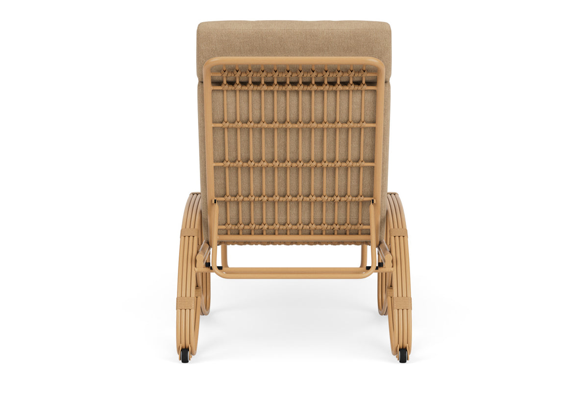 Lloyd Flanders Riviera Chaise with Hayden Sand fabric, view 7