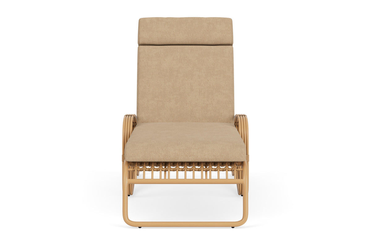 Lloyd Flanders Riviera Chaise with Hayden Sand fabric