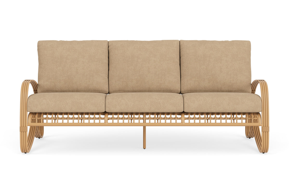Lloyd Flanders Riviera Living Room Set with Hayden Sand fabric
