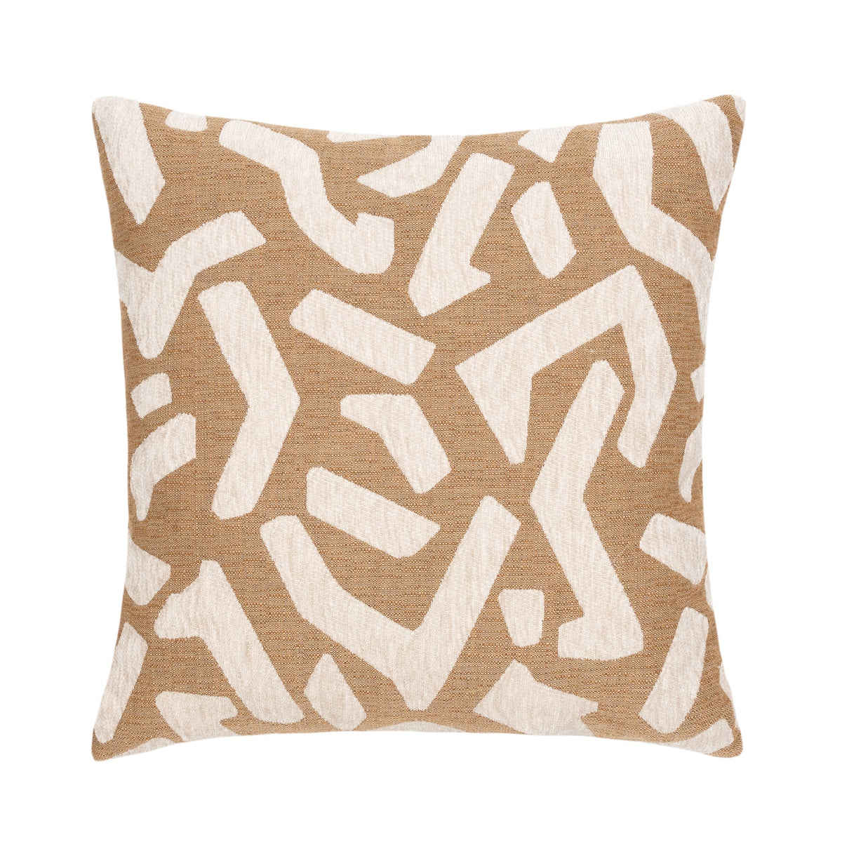 Elaine Smith Fascination Caramel outdoor pillow, brown - view 3