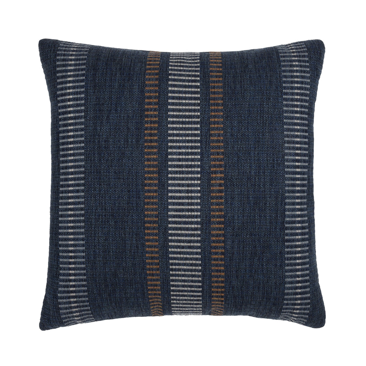 Elaine Smith Journey Indigo outdoor pillow, navy - view 3