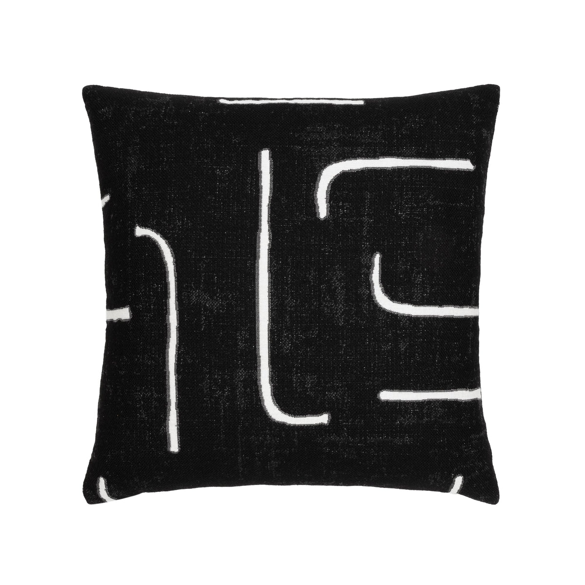Elaine Smith Instinct Ebony outdoor pillow, black - view 2
