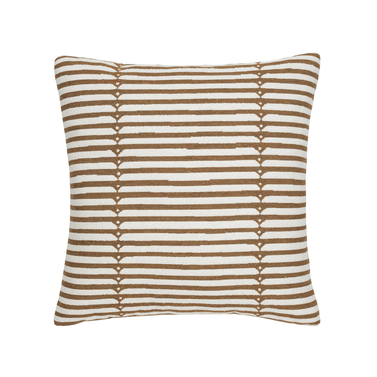 Elaine Smith Sincerity Caramel outdoor pillow, brown - view 2