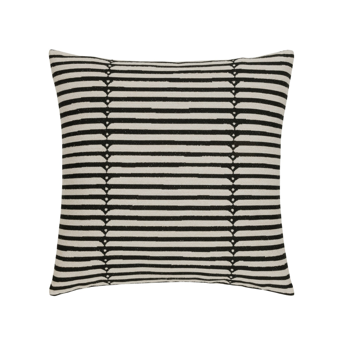 Elaine Smith Sincerity Ebony outdoor pillow, black - view 2