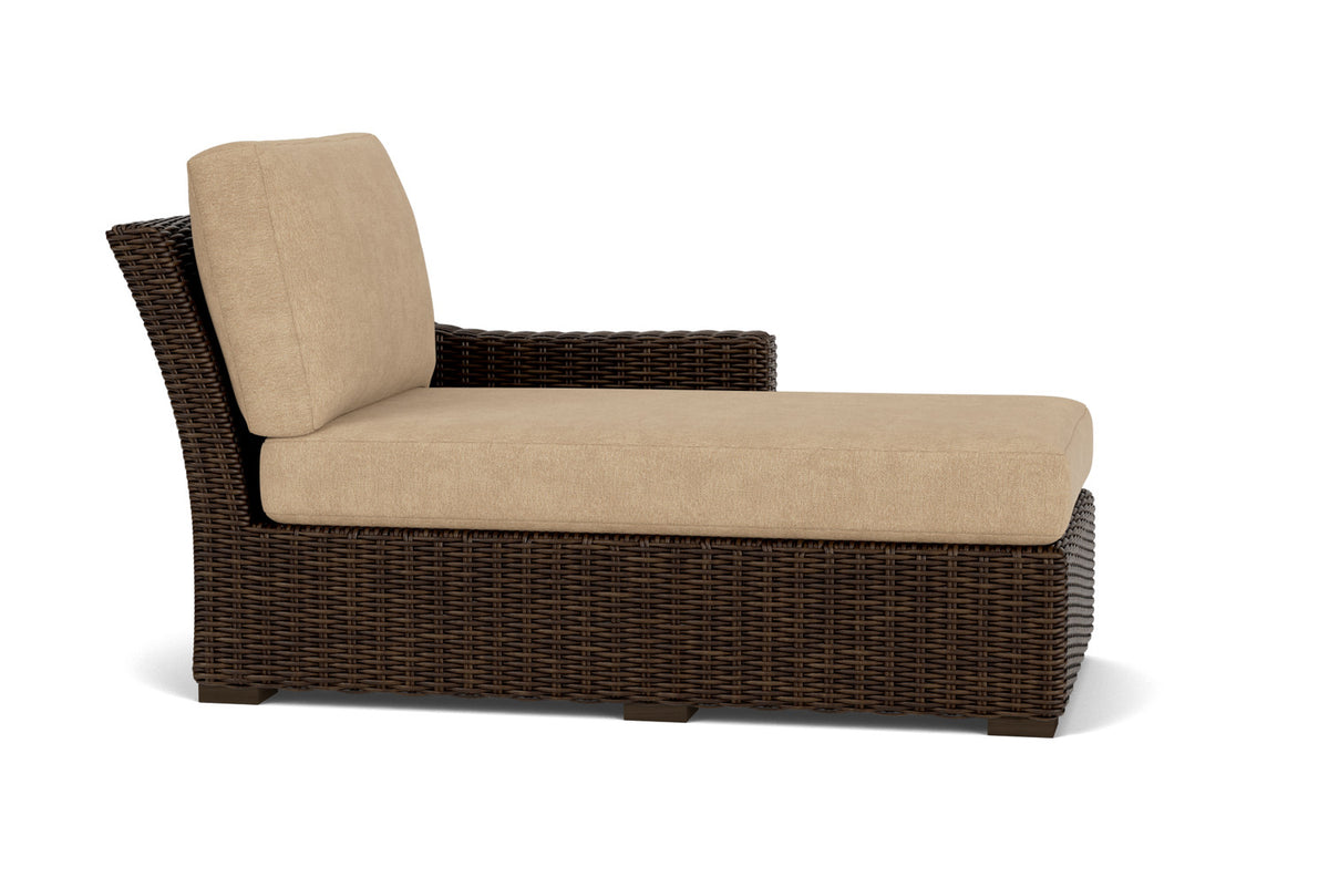 Lloyd Flanders Mesa Left Arm Chaise with Hayden Sand fabric, view 4