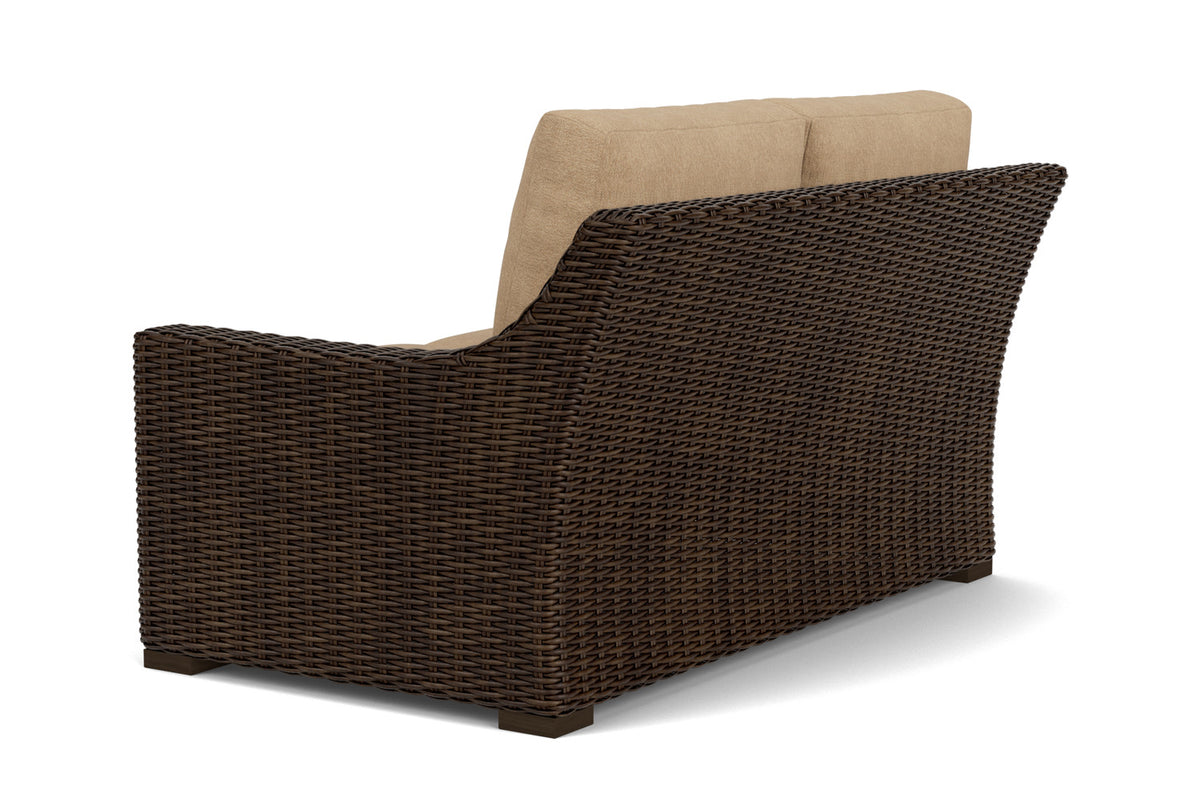 Lloyd Flanders Mesa Loveseat with Hayden Sand fabric, view 8