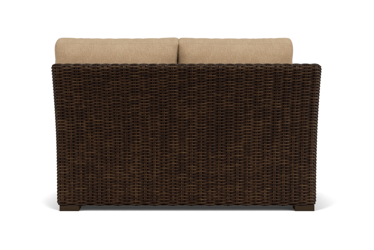 Lloyd Flanders Mesa Right Arm Loveseat with Hayden Sand fabric, view 7