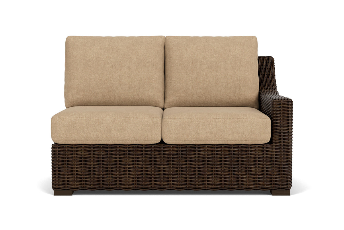 Lloyd Flanders Mesa Left Arm Loveseat with Hayden Sand fabric