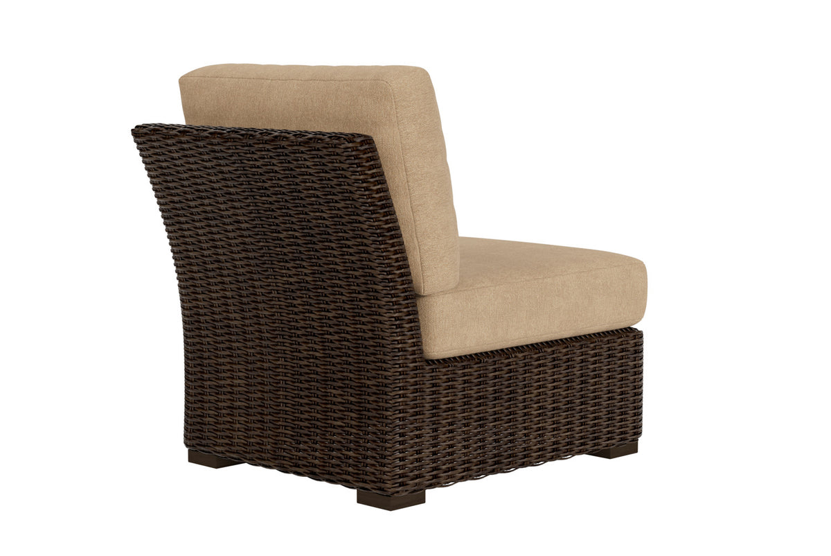 Lloyd Flanders Mesa Armless Sectional with Hayden Sand fabric, view 6