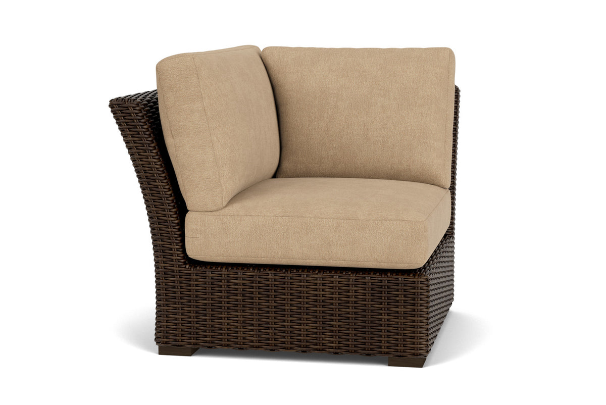 Lloyd Flanders Mesa Corner Sectional with Hayden Sand fabric, view 4