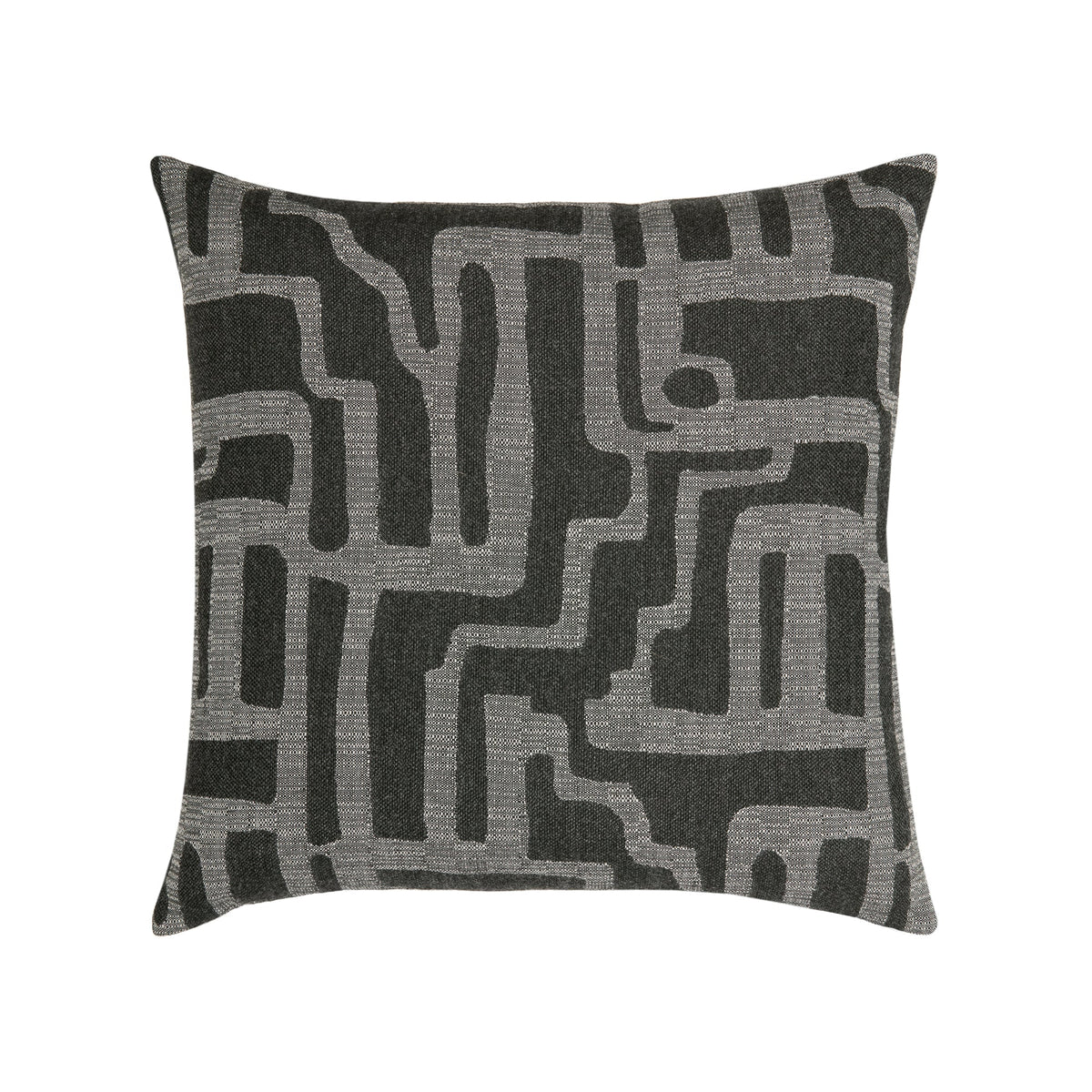 Elaine Smith Noble Charcoal Outdoor Pillow
