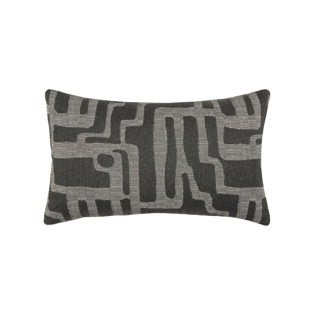 Elaine Smith Noble Charcoal Outdoor Pillow