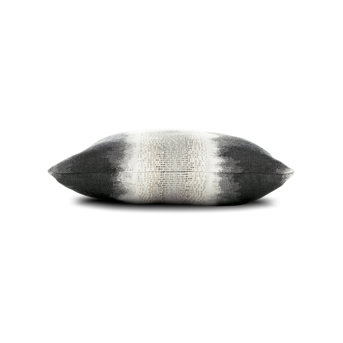 Elaine Smith Resilience Charcoal outdoor pillow, gray and charcoal - view 12