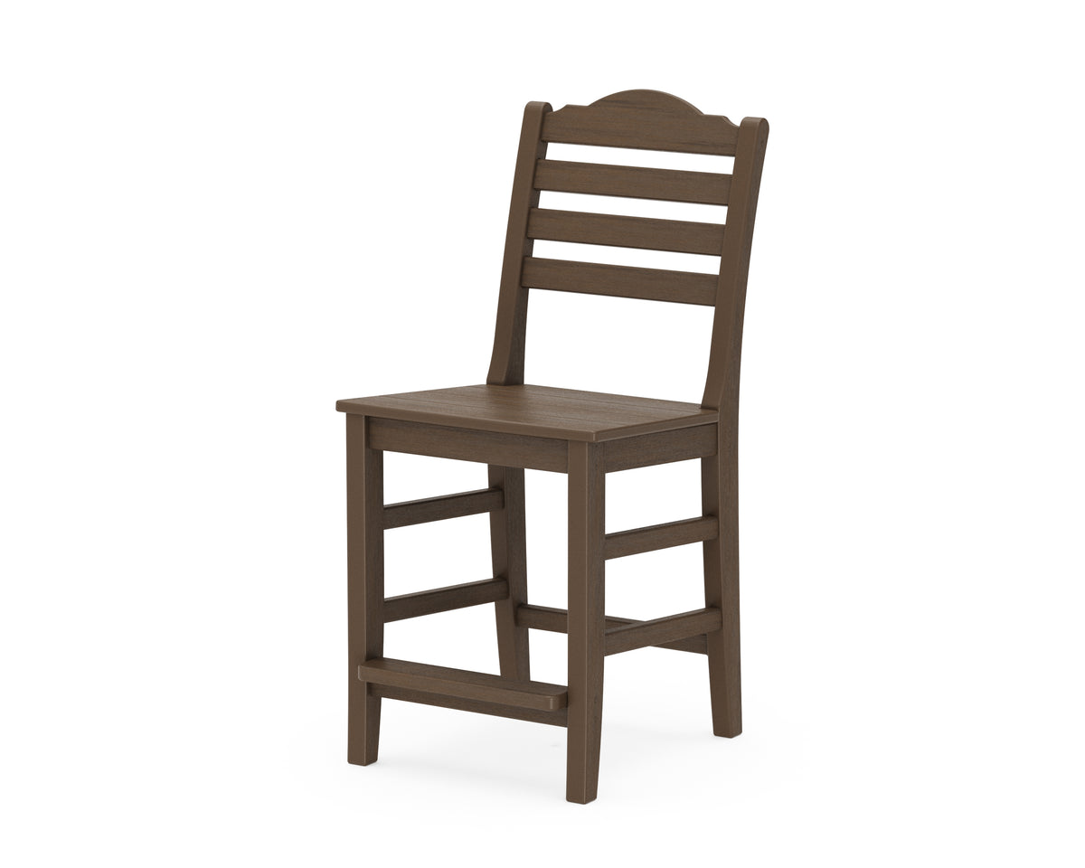 POLYWOOD Savannah Counter Side Chair in Kona