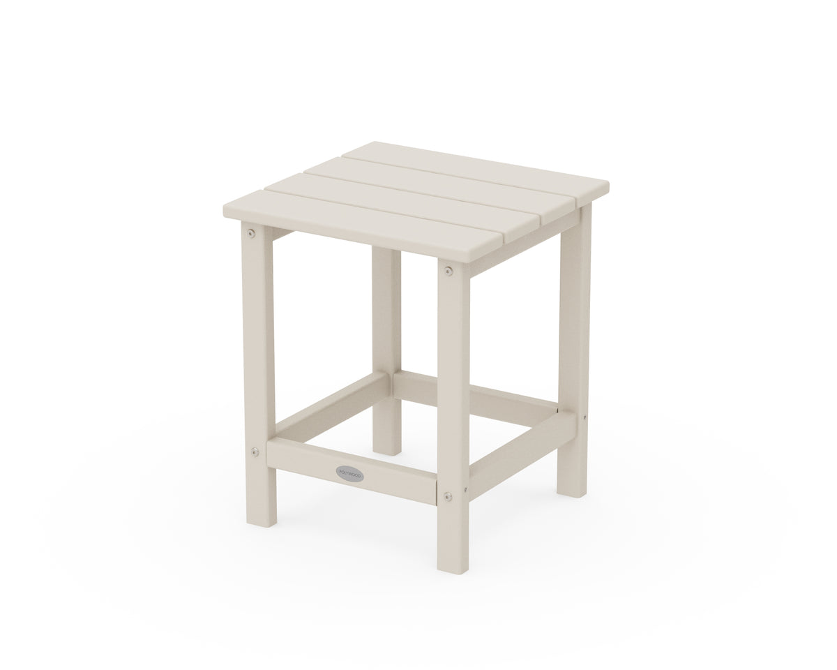 POLYWOOD Long Island 18" Side Table in Sand