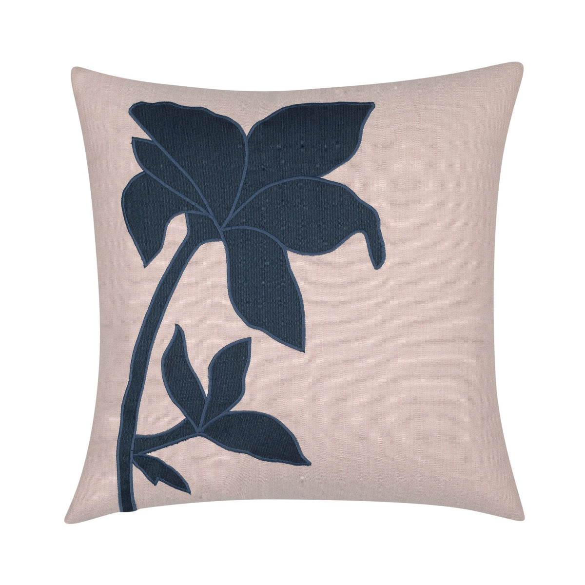 Elaine Smith Botanica Blush 22x22 outdoor pillow, red and pink