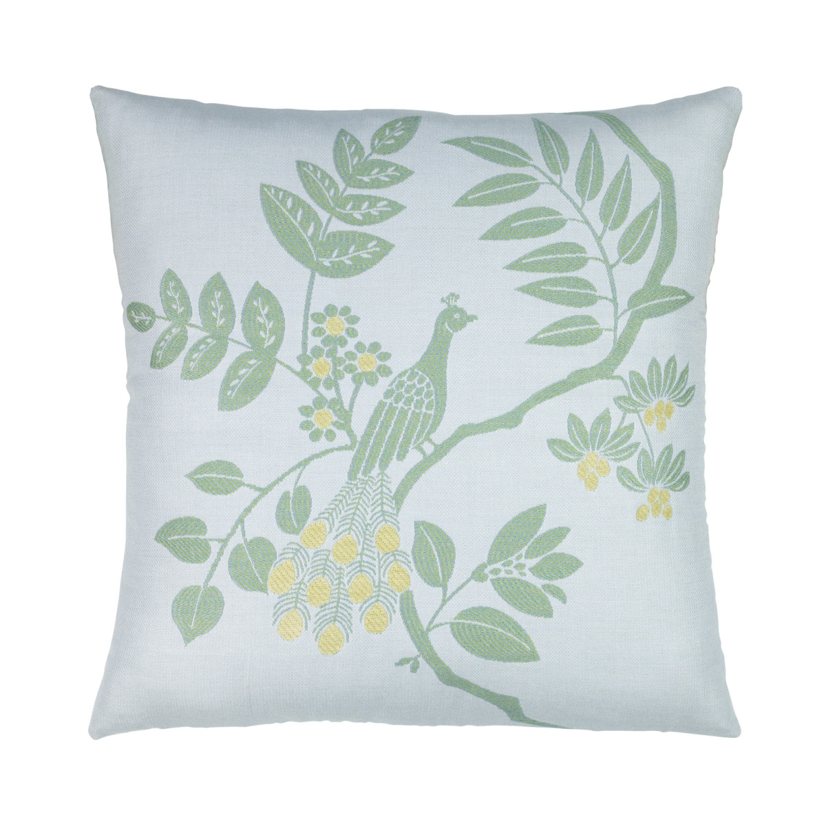 Plume Spring (no tassels) 22"x22" Outdoor Pillow