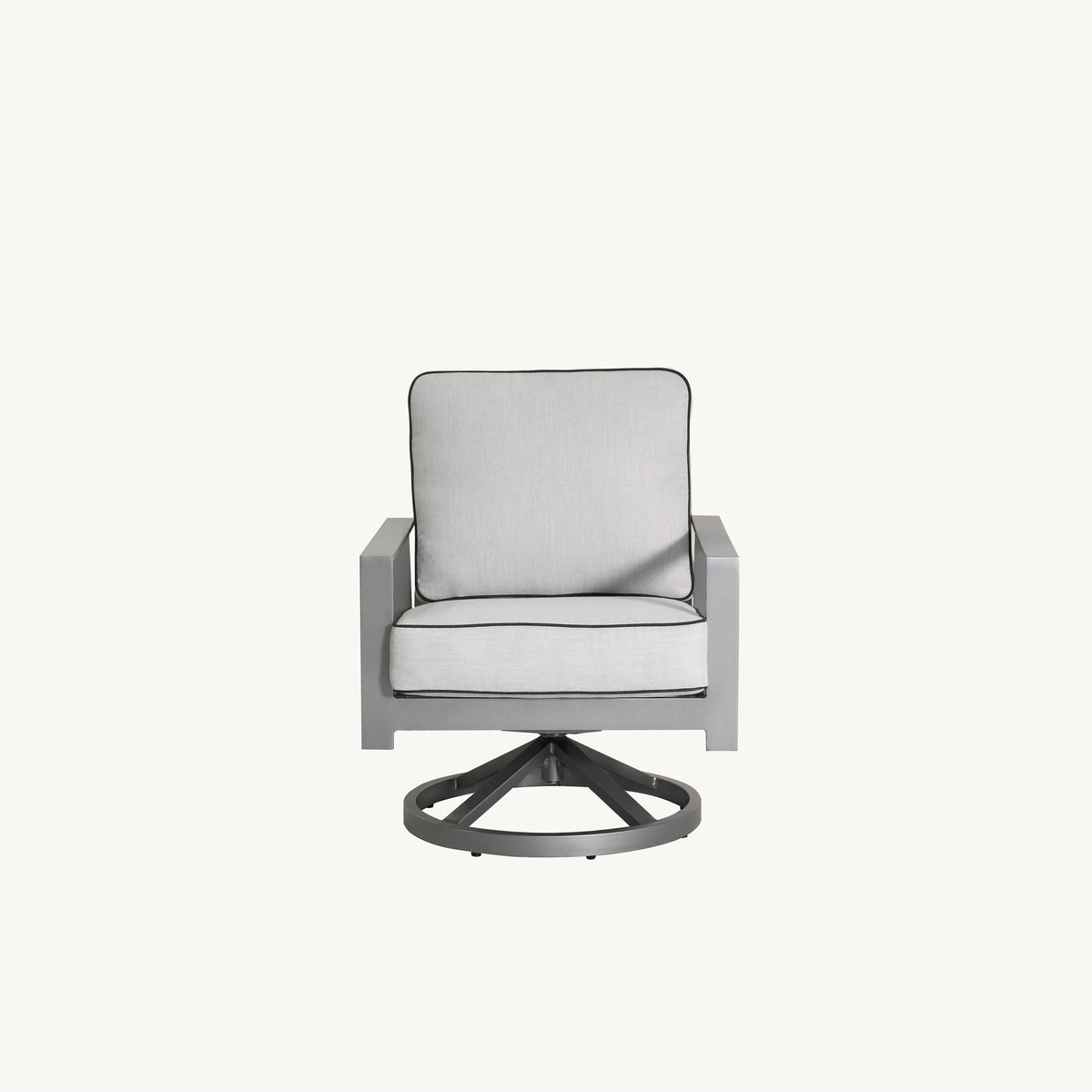 Castelle Trento Cushioned Lounge Swivel Rocker, view 4